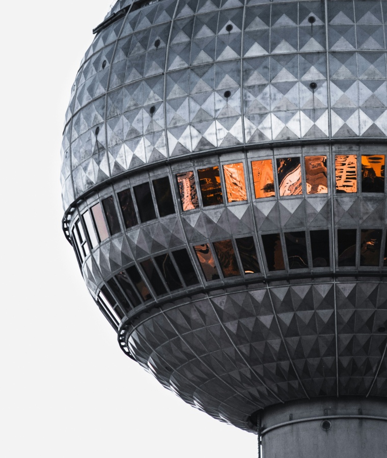 The Berlin Television Tower, one of the most iconic sights of Germany