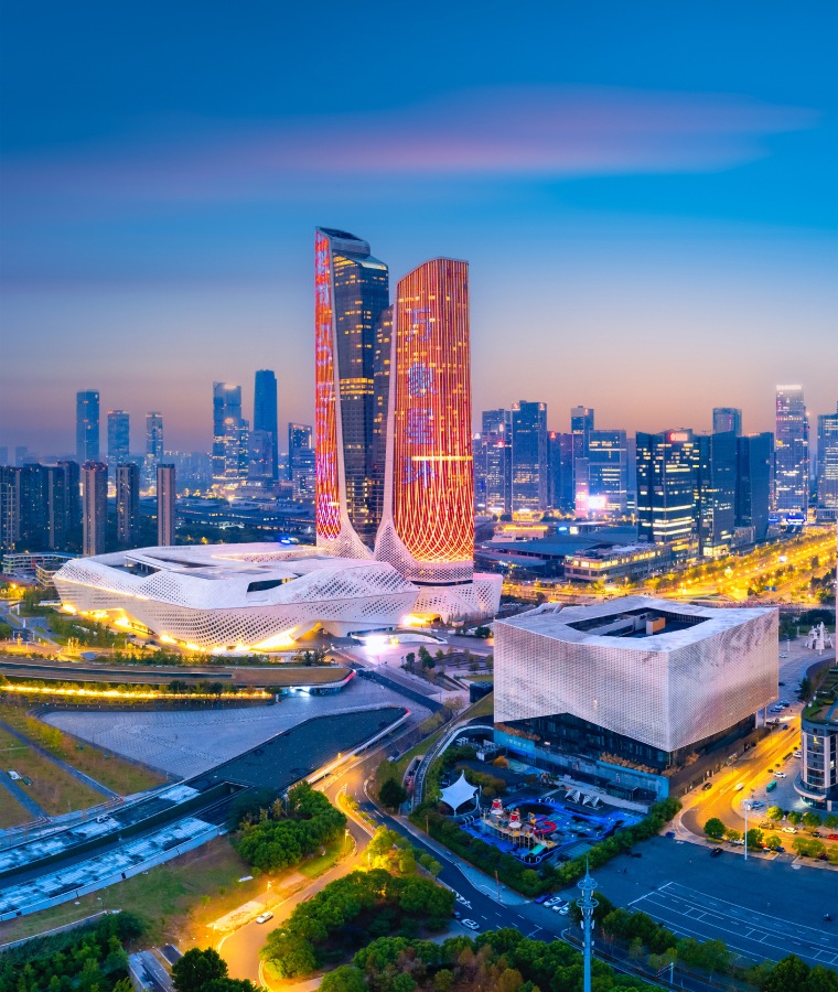 Urban Scenery of Nanjing, Jiangsu Province, China